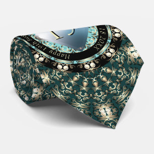 19:e Bröllop-årsdagen Acquamarine MedallionText Slips