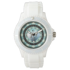 19:e Bröllop-årsdagen för akquamarin Armbandsur