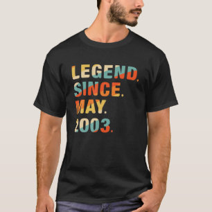 19:e födelsedag ger 19 år gammal förklaring sedan t shirt