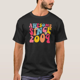 19:e födelsedagen Fantastisk sedan 2004 Retro 19 å T Shirt