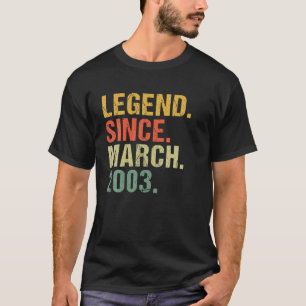 19:e födelsedagsdagen sedan mars 2003 i 19 år t shirt
