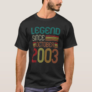 19:e födelsedagsförklaringen sedan oktober 2003 Re T Shirt