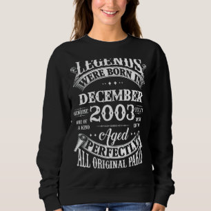 19:e födelsedagsljud född i december 2003 19 år t shirt