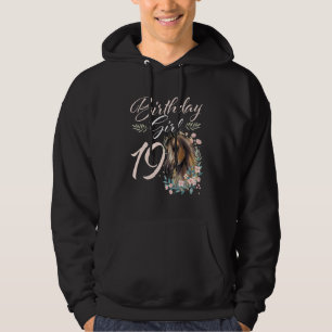 19:e födelsedagstjudet 19 år gammal dag hoodie