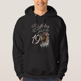19:e födelsedagstjudet 19 år gammal dag hoodie