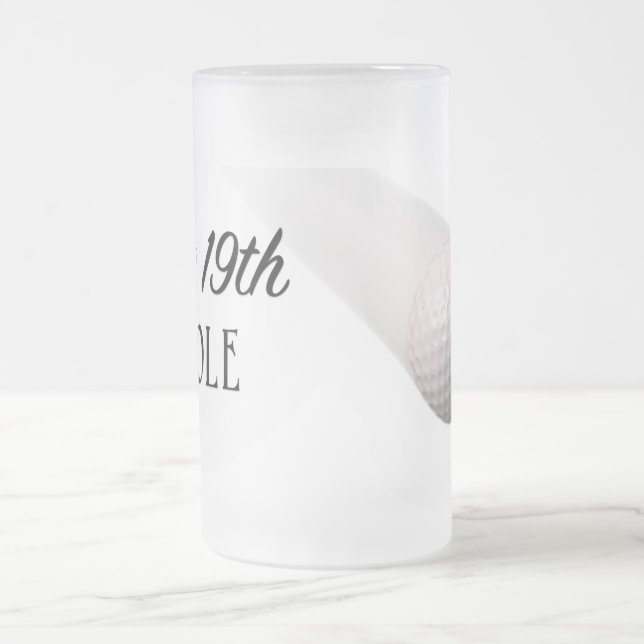 19:e Hål Frostat Ölglas (Center)