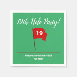 19:e Hål Pub Party Napkin Pappersservett