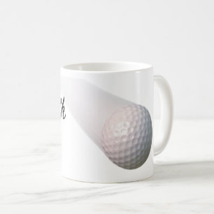 19:e Hål som flyger Golf Boll Kaffemugg