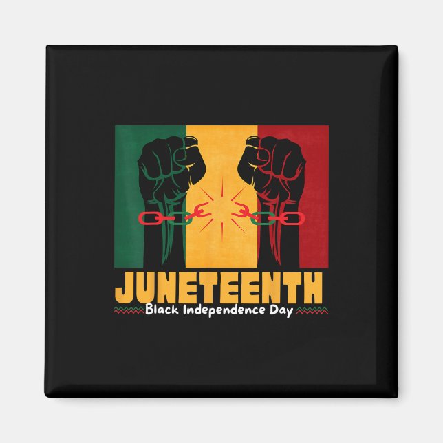 19:e juni 1865, Svarta Independence day Magnet (Framsidan)