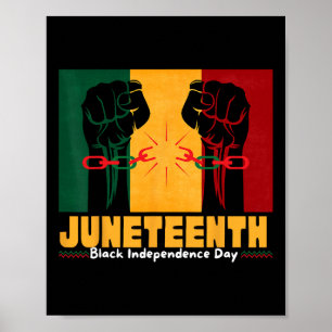 19:e juni 1865, Svarta Independence day Poster