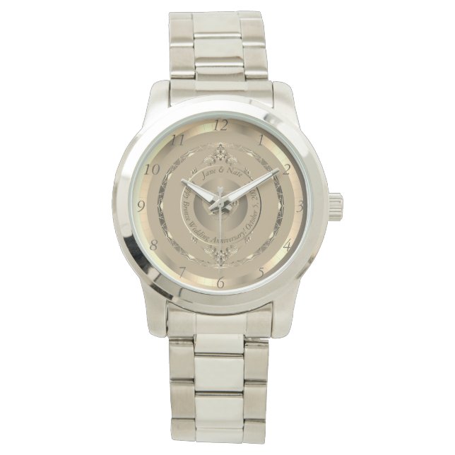 19:e och 8:e bronsdagen armbandsur (Framsida)