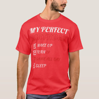 19:e Perfektens födelsedagsspel 19 år gamla pojkar T Shirt