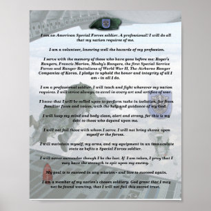 19:e speciella kraftsgruppen Blixtbildade poster v