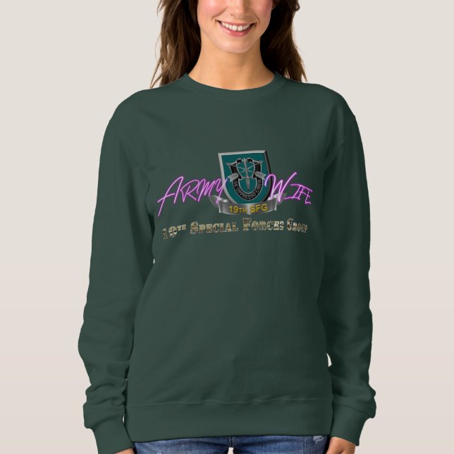 19:e Speciella styrkans arméhustru  T Shirt (Framsida)