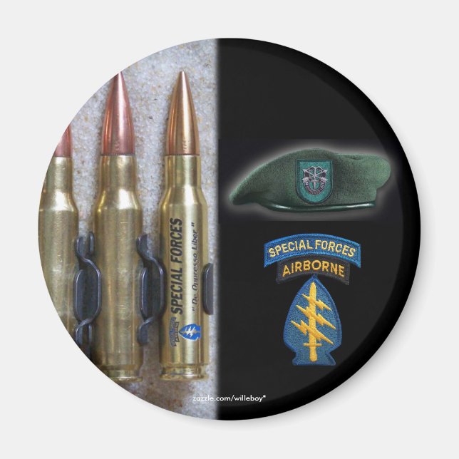 19:e speciella styrkorna: Magnet veterans-veterinä (Framsidan)