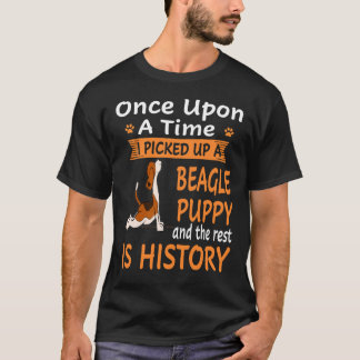 19 En gång i tiden Beagle-valp T Shirt