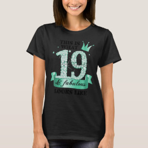 19 & Fabulous I Turquise White Party Group Photo T Shirt