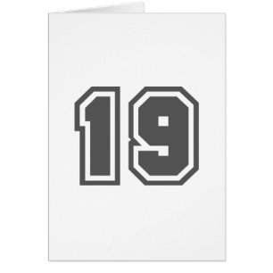 19 HÄLSNINGSKORT