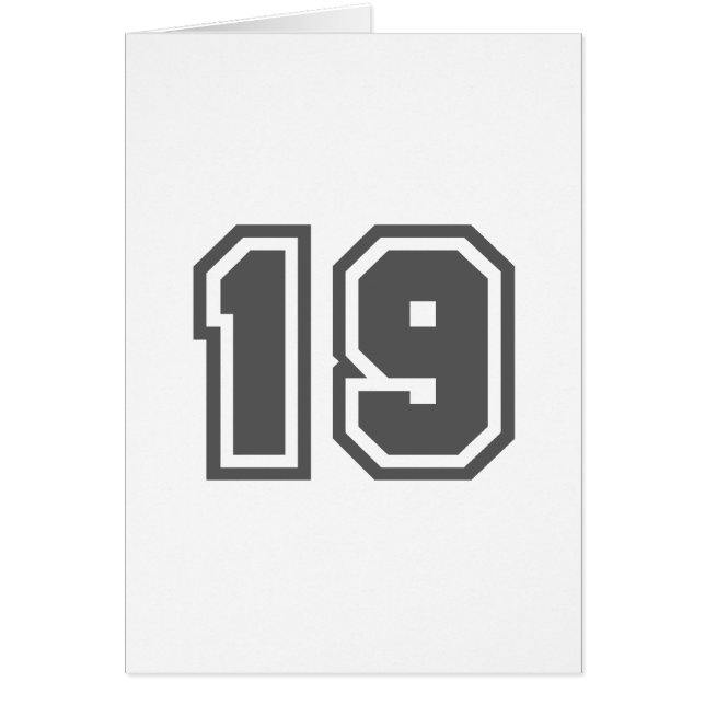 19 HÄLSNINGSKORT (Framsidan)