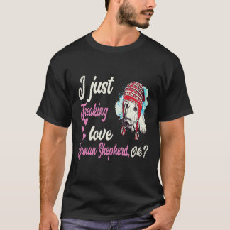 19 Jag älskar verkligen tysk shepherd okej tysk T Shirt