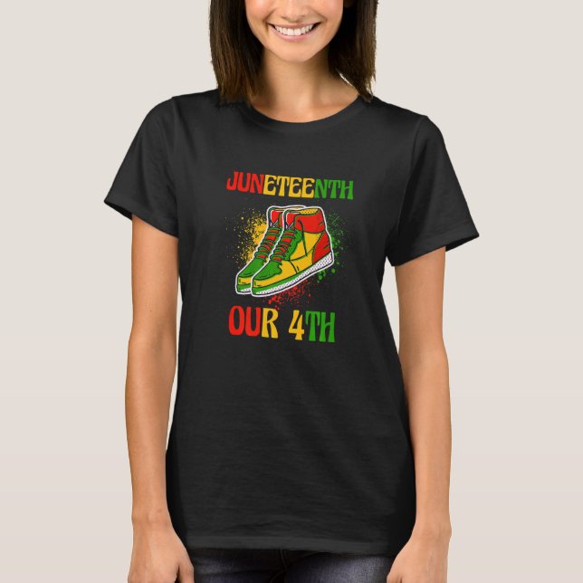 19 juni 1865 Black African Indepe T Shirt (Framsida)