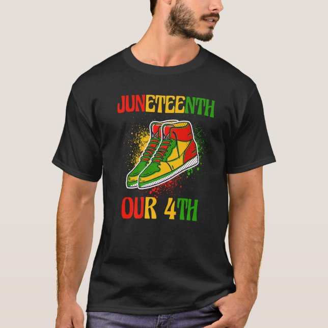 19 juni 1865 Black African Indepe T Shirt (Framsida)