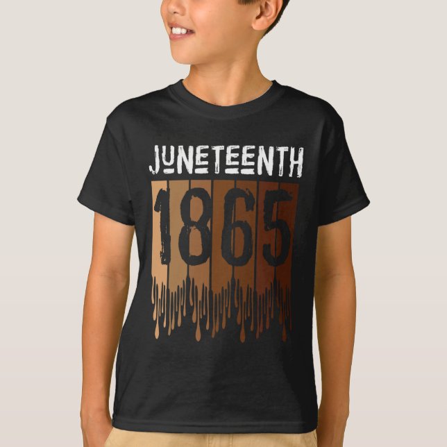 19 juni 1865 Frihetsdagen T Shirt (Framsida)