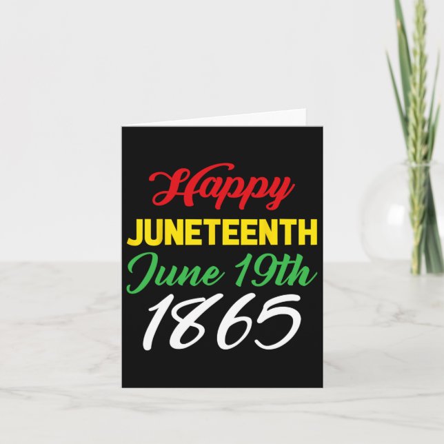 19 juni 1865 kort (Framsida)