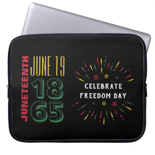 19 juni 1865 - svart historikfyrverkeri laptop fodral