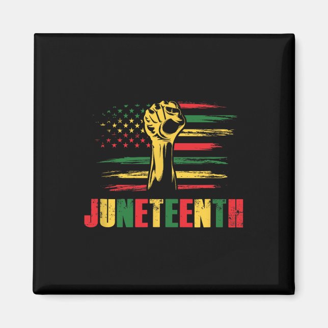 19 juni 1865 - Svarta historiens månad Junetonde Magnet (Framsidan)