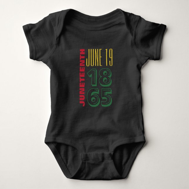 19 juni 1865 Typografhistorik T Shirt (Framsida)