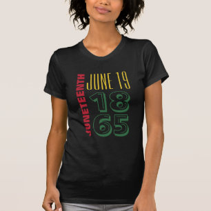19 juni 1865 Typografhistorik T Shirt