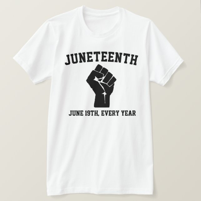 19 juni varje år T-Shirt (Design framsida)