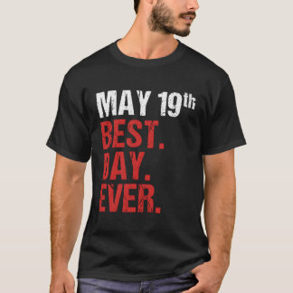 19 maj-årsjubileet Bachelor Py Bröllop T Shirt