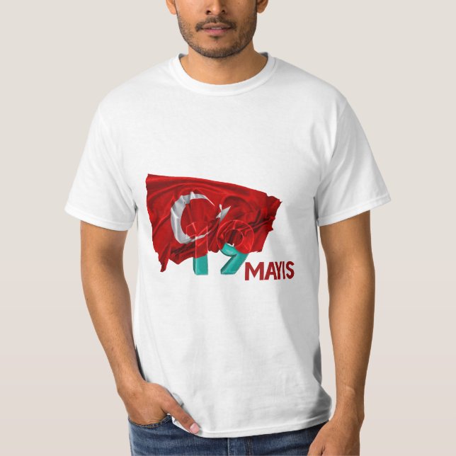 19 Maj-ritning T Shirt (Framsida)