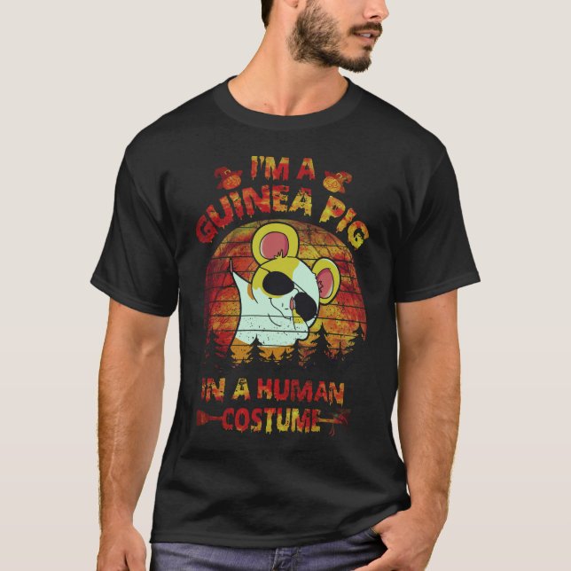 19 marsvin kostymer för människor t shirt (Framsida)
