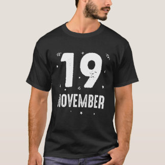 19 november Party Särskilda tillfällen för T Shirt