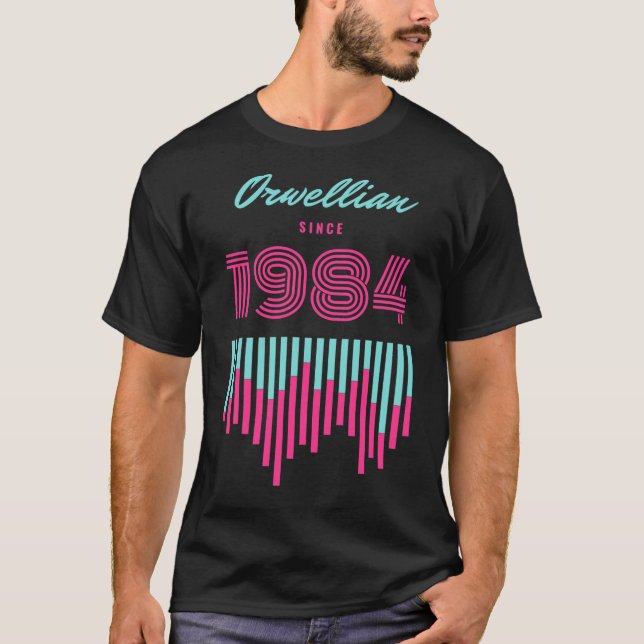19 Orwellian 4 aktivt T Shirt (Framsida)