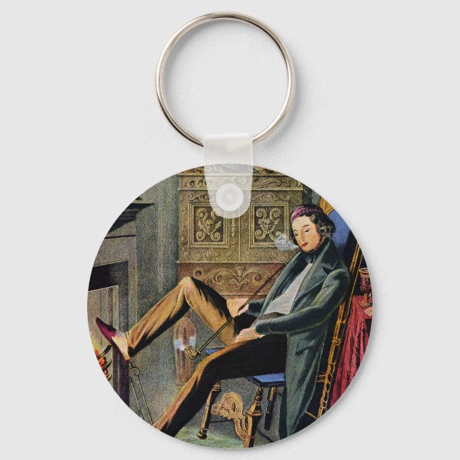 19th C. Bachelorond Nyckelring (Framsida)