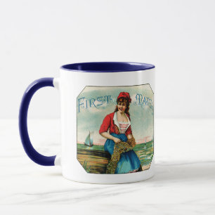 19th C. First Mate Cigars Mugg