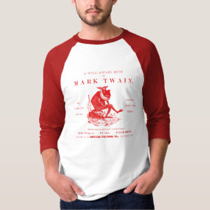 19th C. Markerar den Twains banhoppninggrodan som T Shirt
