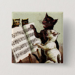 19th C. Singing Cats Knapp