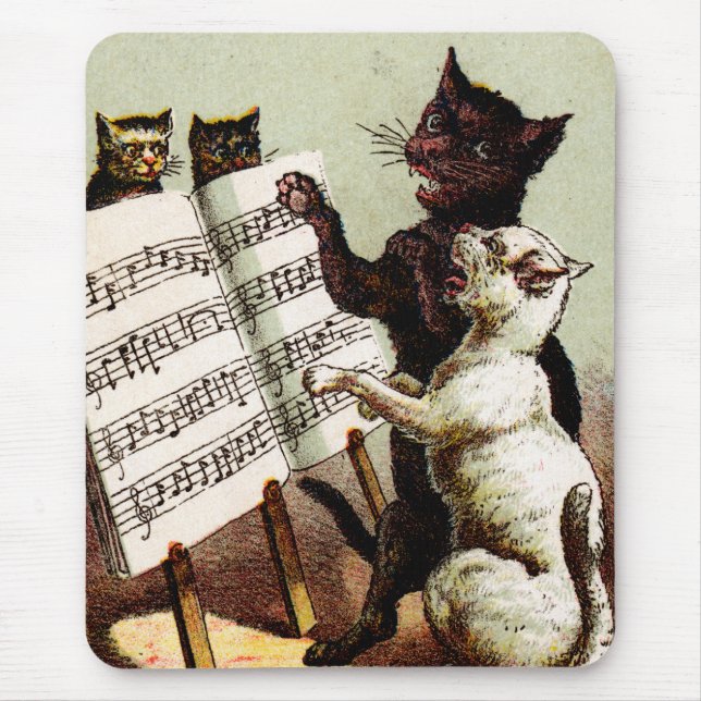 19th C. Singing Cats Musmatta (Framsidan)