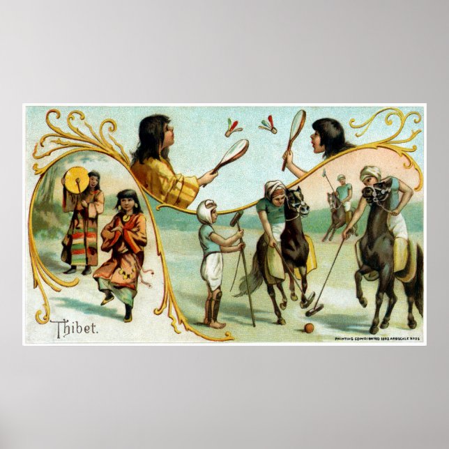 19th C. Tibet Poster (Framsidan)