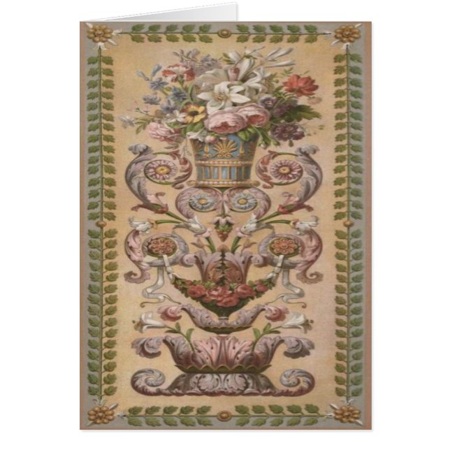 19th Dekorativt kort för århundrade (Framsidan)