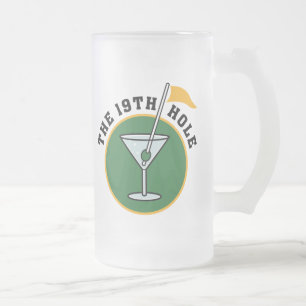19th Hålmugg Frostat Ölglas