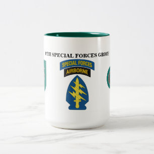 19TH SPECIELL STYRKAGRUPPMUGG Två-Tonad MUGG