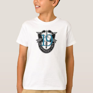 19th Speciell styrkagruppvapensköld Tee Shirt
