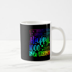 1 000 dagar Smartare femte Klass-läraren 100 dagar Kaffemugg