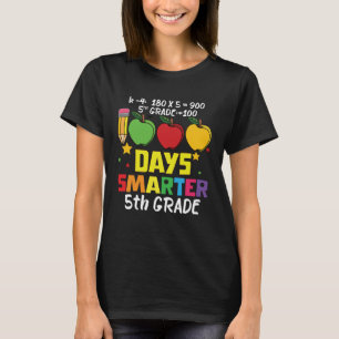 1 000 dagar Smarter Femte Klass-läraren 100 dagar T Shirt